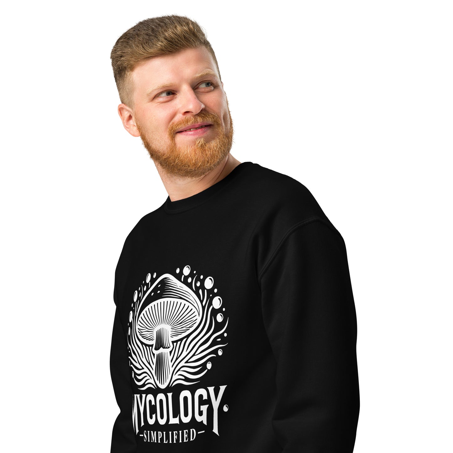 Crew neck sweatshirt Black