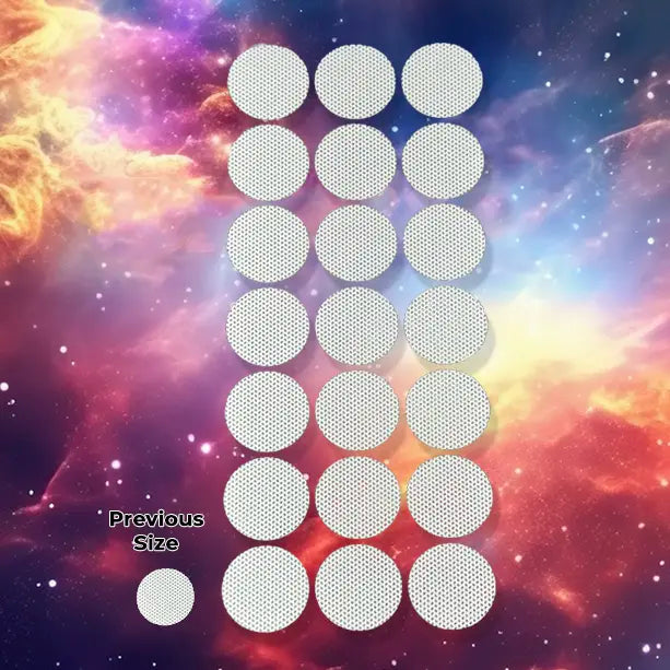 LARGE Adherable Lid Filters 0.3 micron