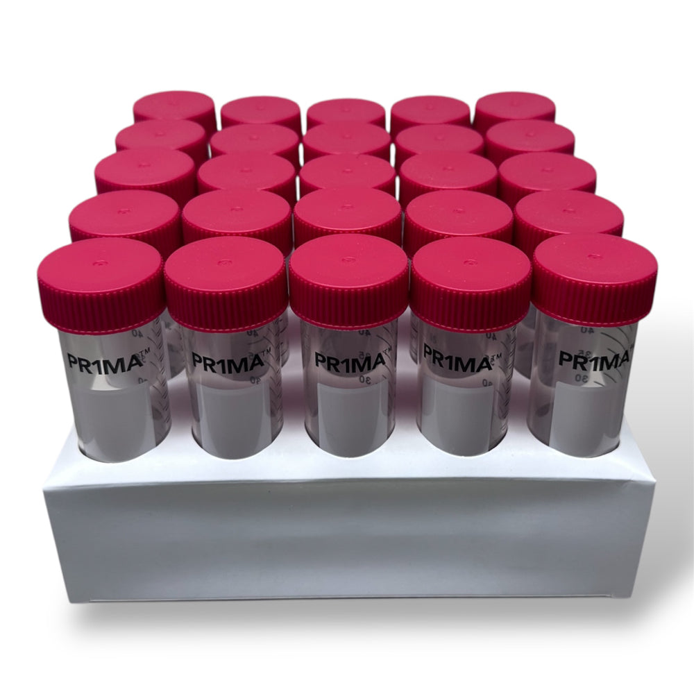 25-Pack Sterile 50mL Slant/Conical Tubes with Rack