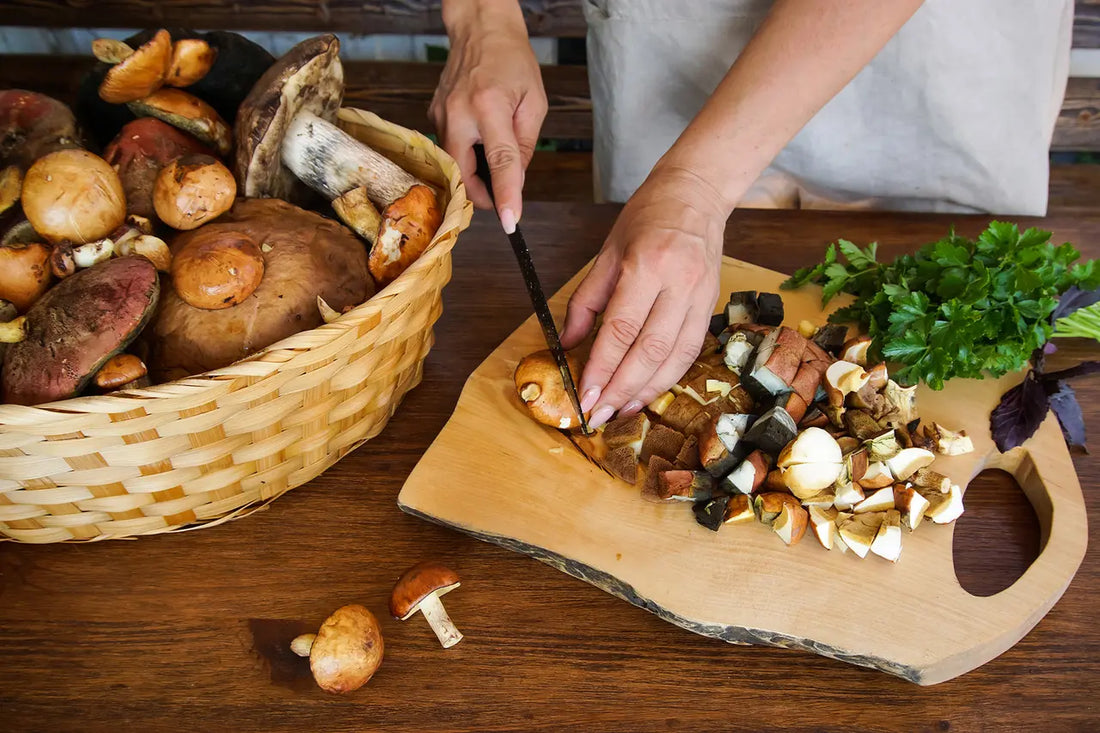 Cooking with gourmet mushrooms : 5 simple recipes to try for yourself!