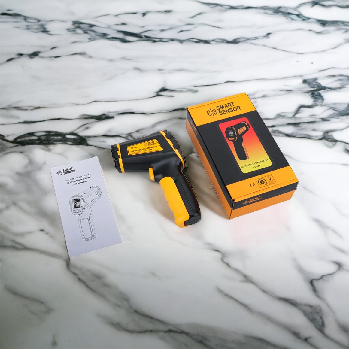 Digital Infrared Laser Thermometer ST490+ 