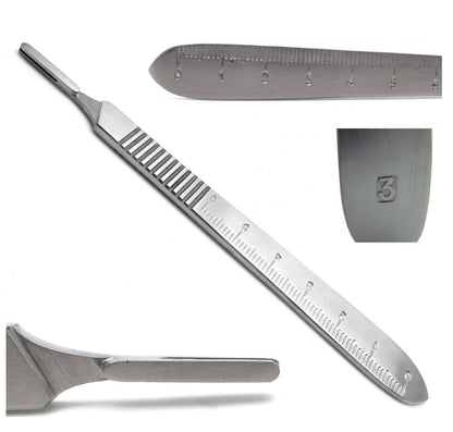 Scalpel Handle No. 3  - Premium Stainless Steel 