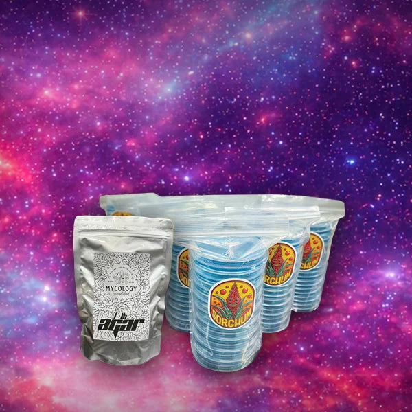 Agar products with a cosmic background