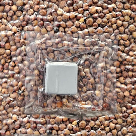 Small injection port over a grain bag