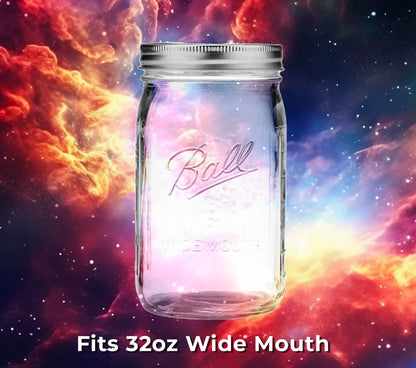 Wide Mouth Jar Lids – Custom Modified for Grain Jars in Fungi Culturing 