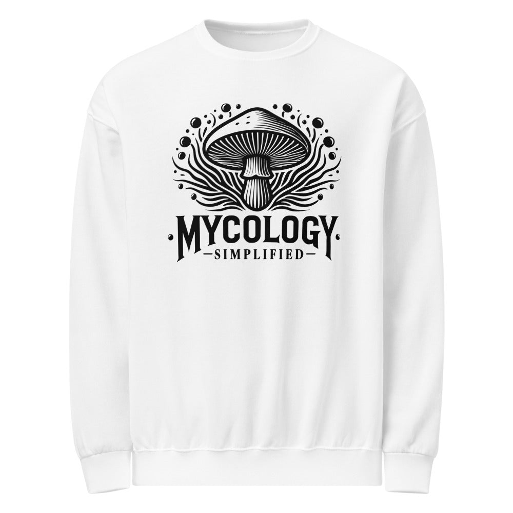 Eco-Friendly Crew Neck Sweatshirt for Mycology & Mushroom Lovers