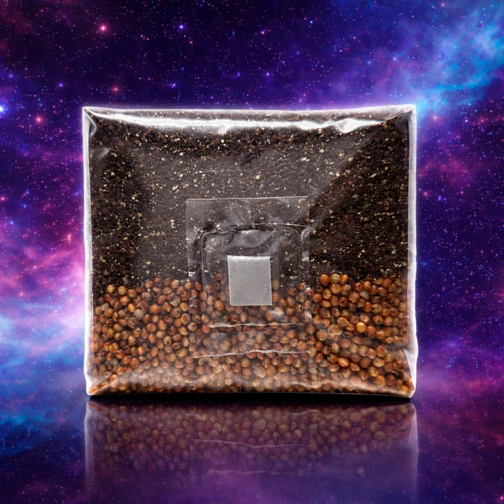 3lb all in one bag, space background
