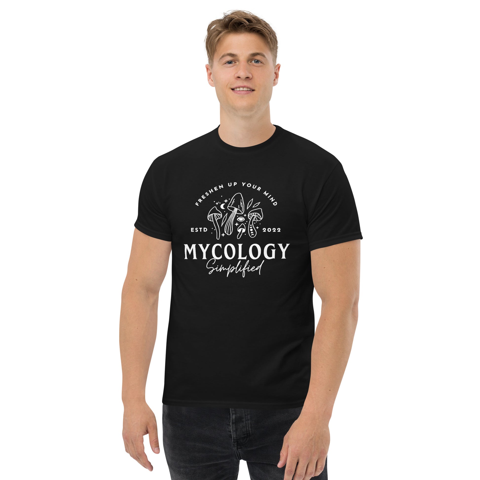 Mycology Simplified Tee WHTTXT 