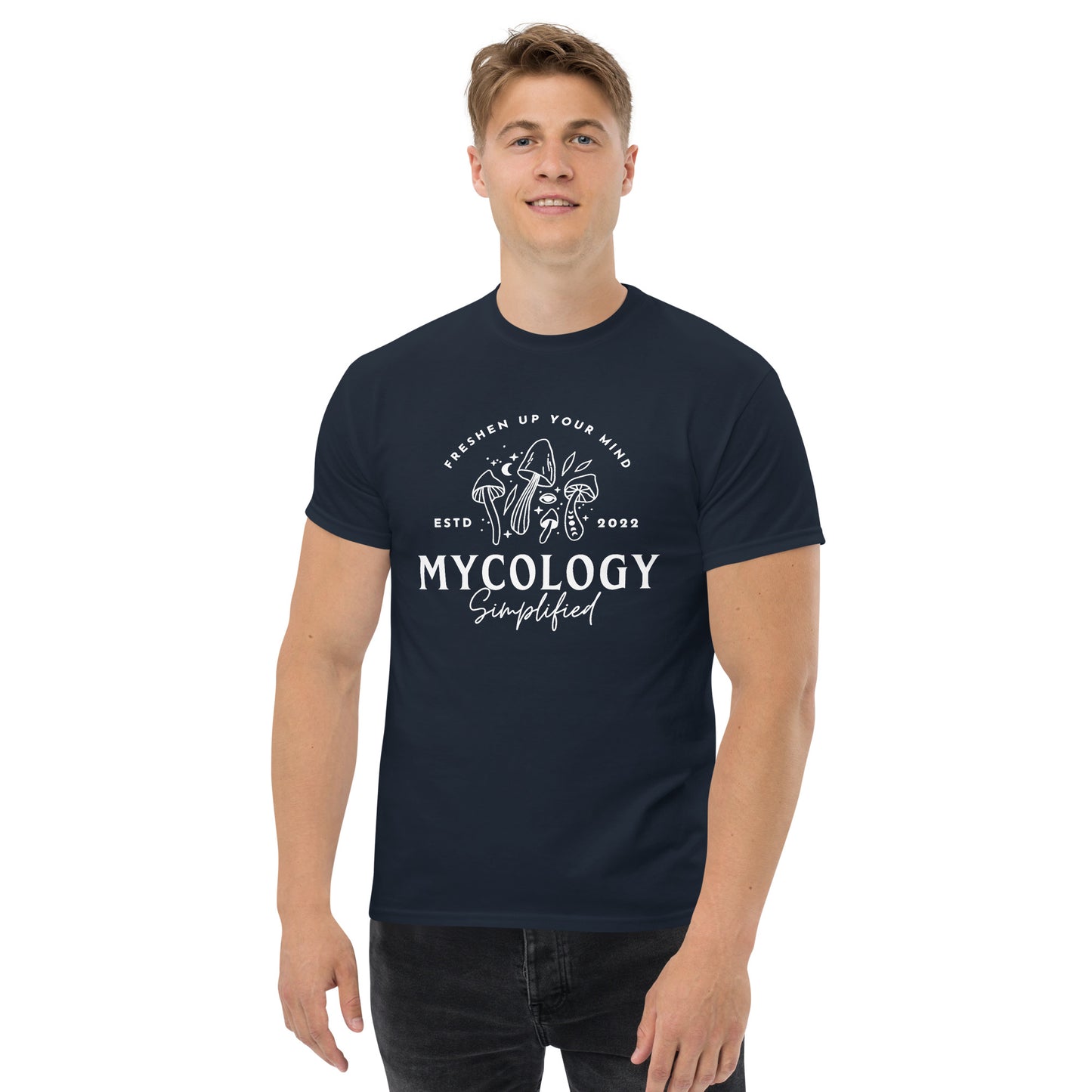 Mycology Simplified Tee WHTTXT 