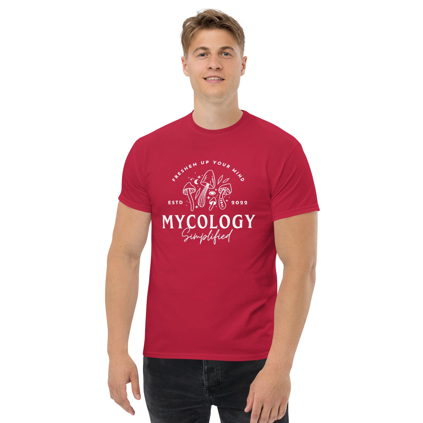 Mycology Simplified Tee WHTTXT 