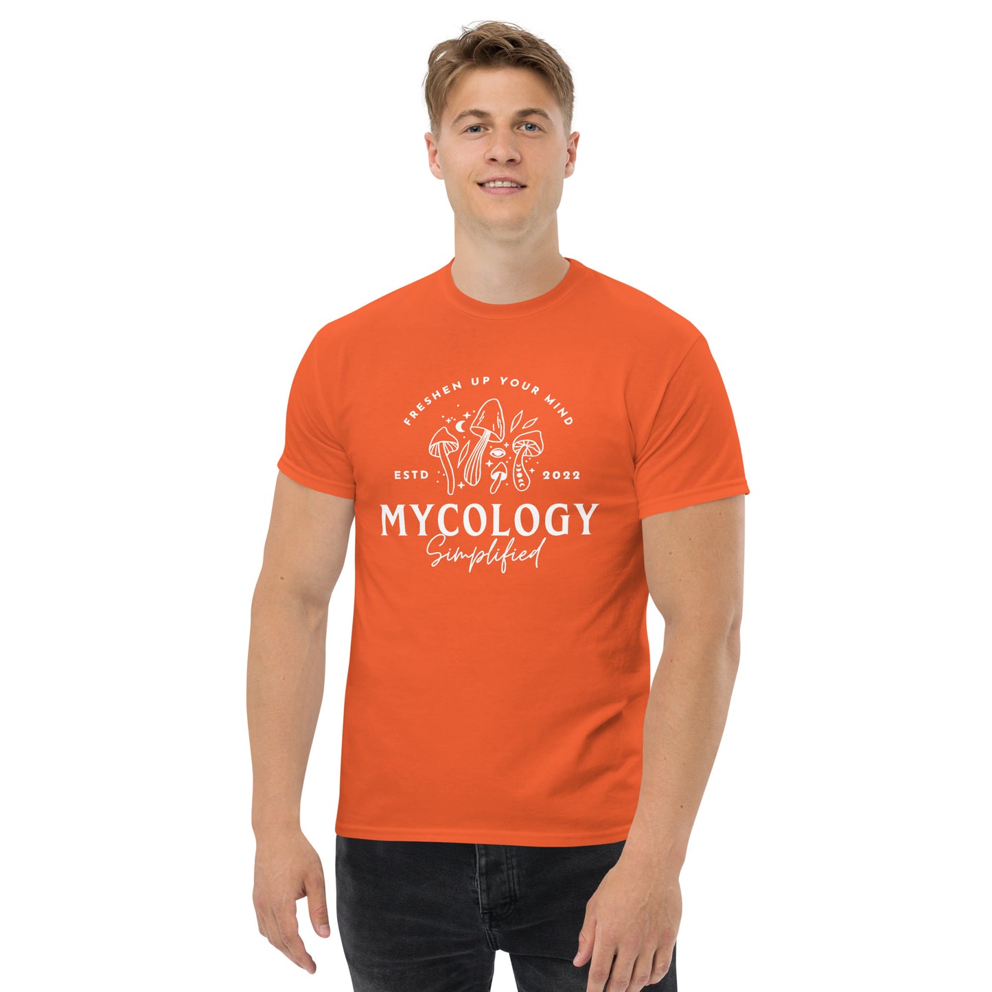Mycology Simplified Tee WHTTXT 