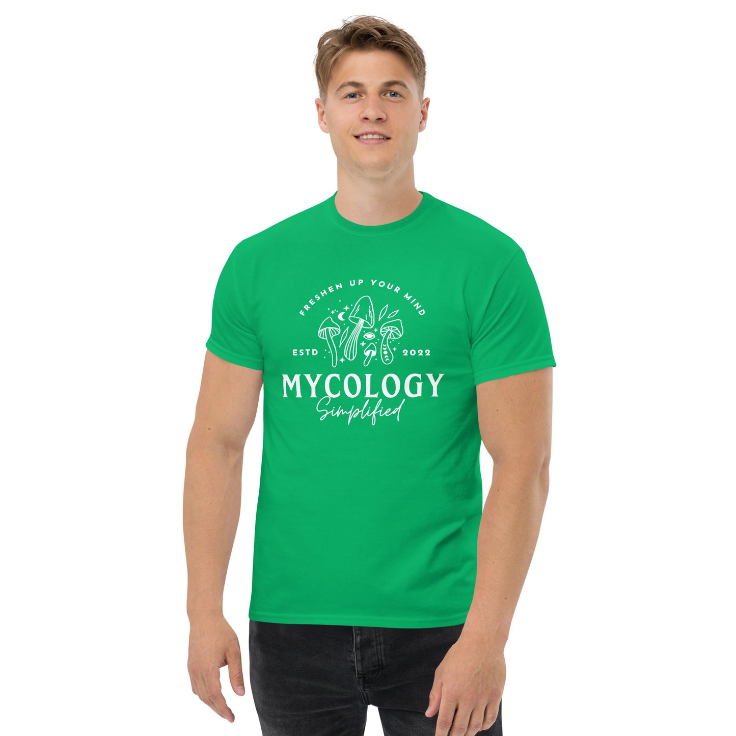 Mycology Simplified Tee WHTTXT 