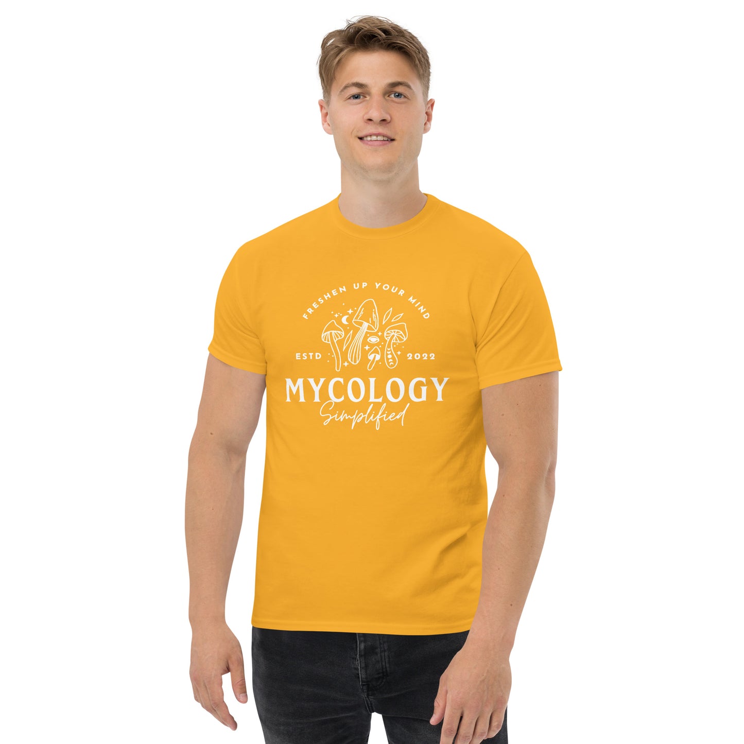 Mycology Simplified Tee WHTTXT 