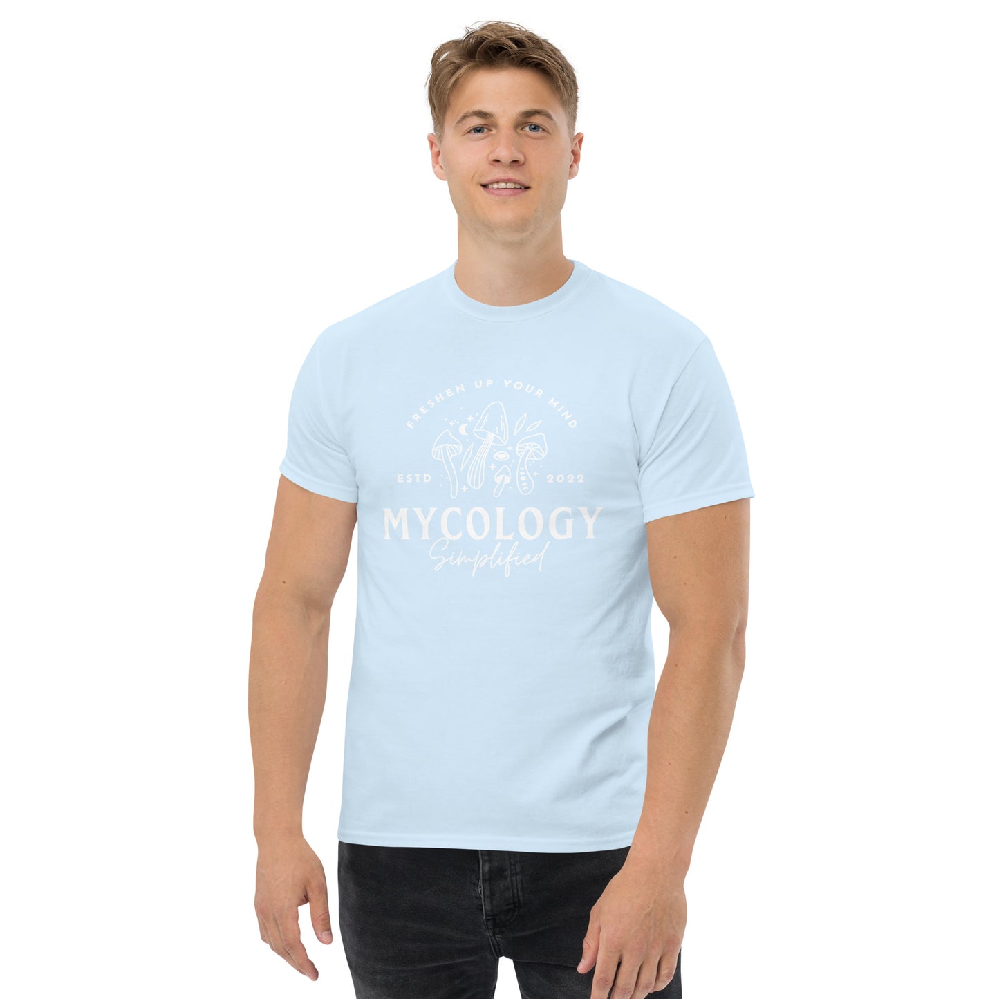 Mycology Simplified Tee WHTTXT 