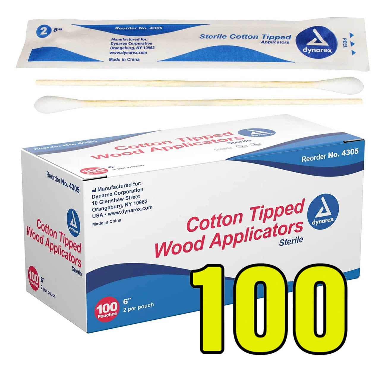 Sterile Cotton tipped Swabs 